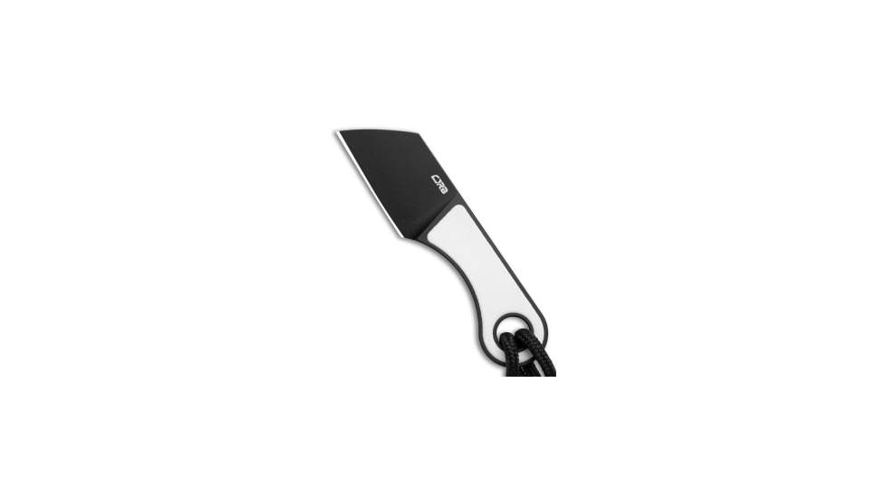 Cjrb CJRB Chip Cleaver Fixed Blade Knife White G-10 1.2" Black AR-RPM9 J1939-BWH, White, AR-RPM9, adult, BHQ-201642