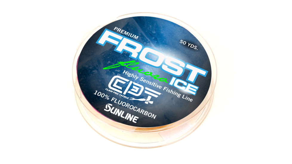 Clam CPT Frost Fluorocarbon - 6lb - Metered Pink/Clr - 50 Yard, 14427
