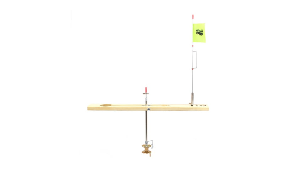 Clam Lunker Deluxe Wood Tip Up