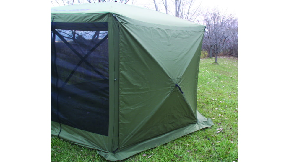 Clam Screen Hub Wind Panels - Green