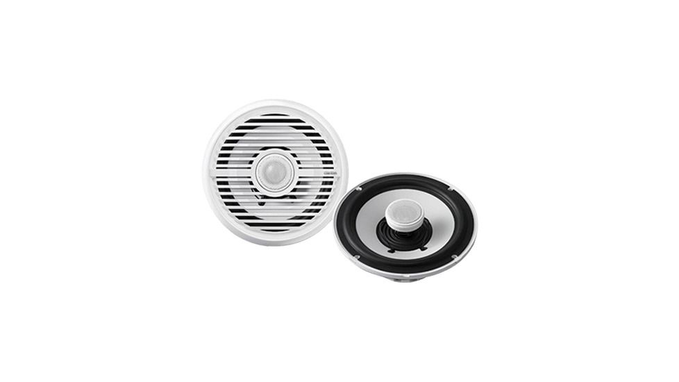 Clarion 7in Coaxial Speaker, Classic Grill, White CLAR-CMG1722R