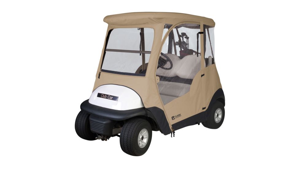 Classic Accessories Fairway Club Car Precedent Enclosure, Sand 4010552