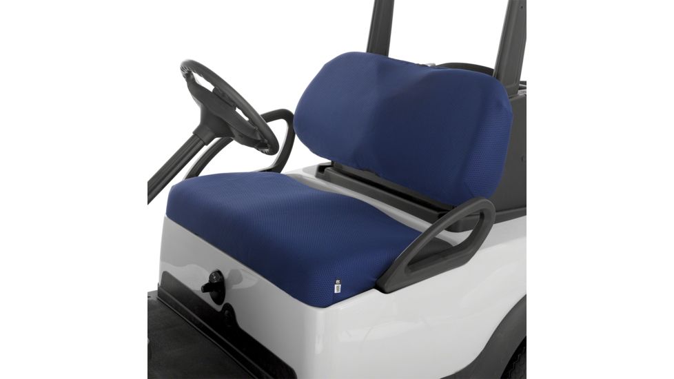 Classic Accessories Fairway Golf Cart Diamond Air Mesh Seat Cover, Navy 4010575