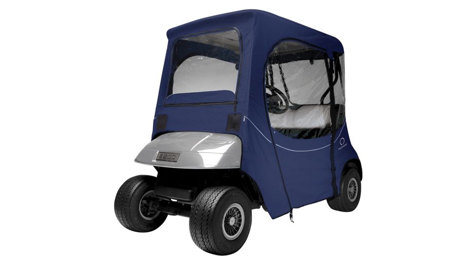 Classic Accessories Fairway Golf Cart FadeSafe E-Z-Go Enclosure, Navy 4010564