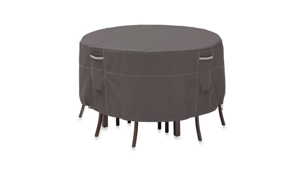 Classic Accessories Ravenna Patio Table &amp; Chair Set Cover, Round, Large 4008130