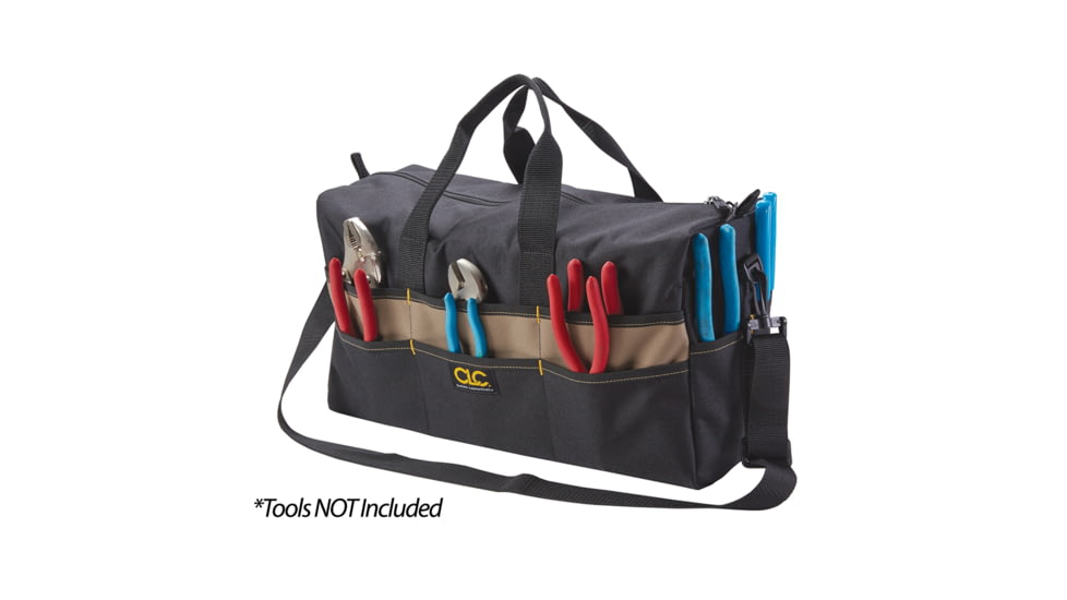 CLC Work Gear 18&quot; Large Tool Tote Bag - 17 Pocket 76743
