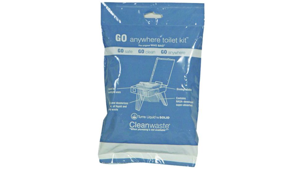 Cleanwaste Go Anywhere Waste Kit 100 Pk D007W00