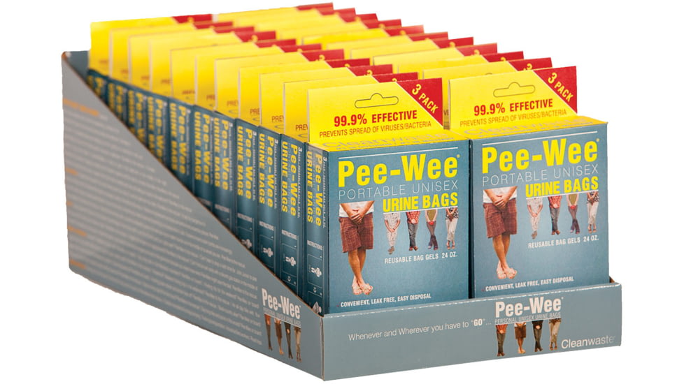Cleanwaste Pee Wee Urine Bag Singles D604PW1225