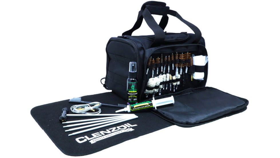 Clenzoil Universal Gun Care Range Bag Cleaning Kit, Black, 2410