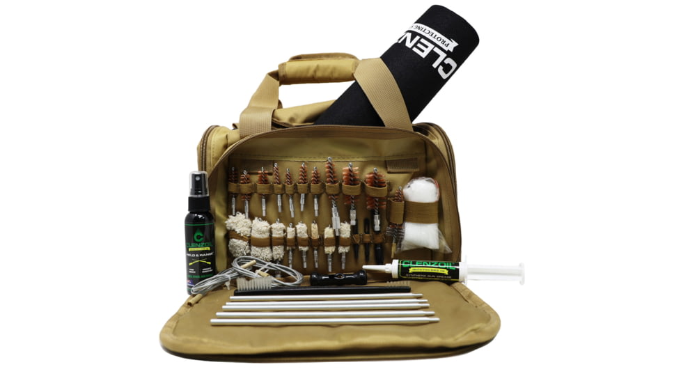 Clenzoil Universal Gun Care Range Bag Cleaning Kit, Tan, 2366