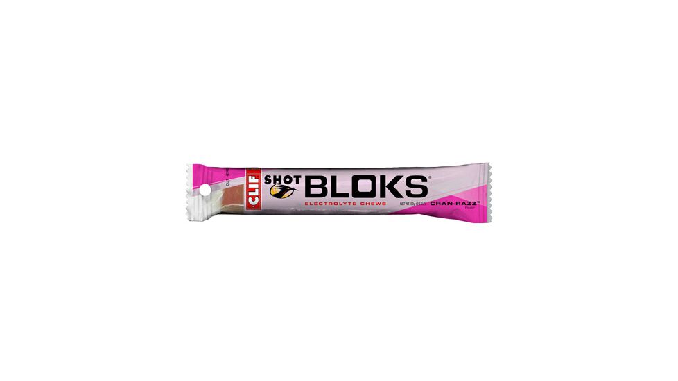 Shot Blok Cran-Razz Energy Chews-Single