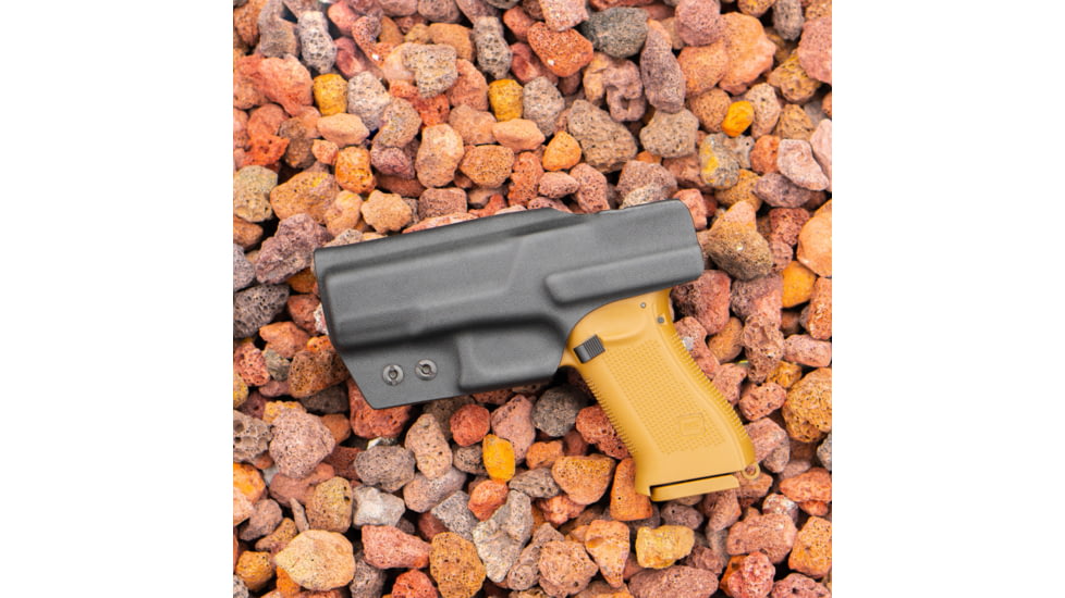 Clip &amp; Carry IWB Kydex Holster for the Glock 19, 19x, 23, 32, 44, Black, Right-Handed, G19-BLK-R
