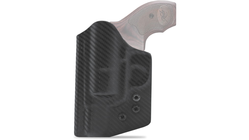 Clip &amp; Carry IWB Kydex Holster for the Kimber K6s 2in, Carbon Fiber Black, Right-Handed, KIK6-2-CF-BLK-R