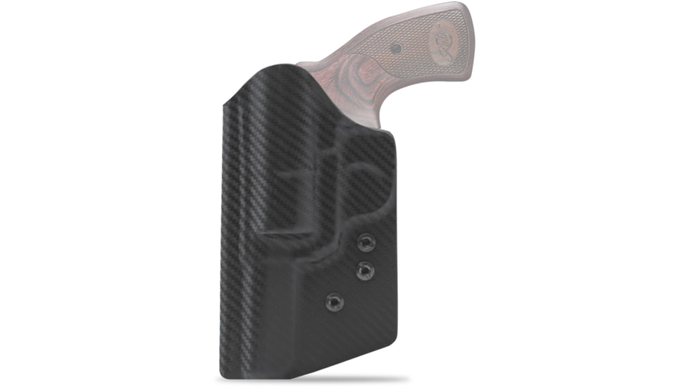 Clip &amp; Carry IWB Kydex Holster for the Kimber K6s 3in, Carbon Fiber Black, Right-Handed, KIK6-3-CF-BLK-R