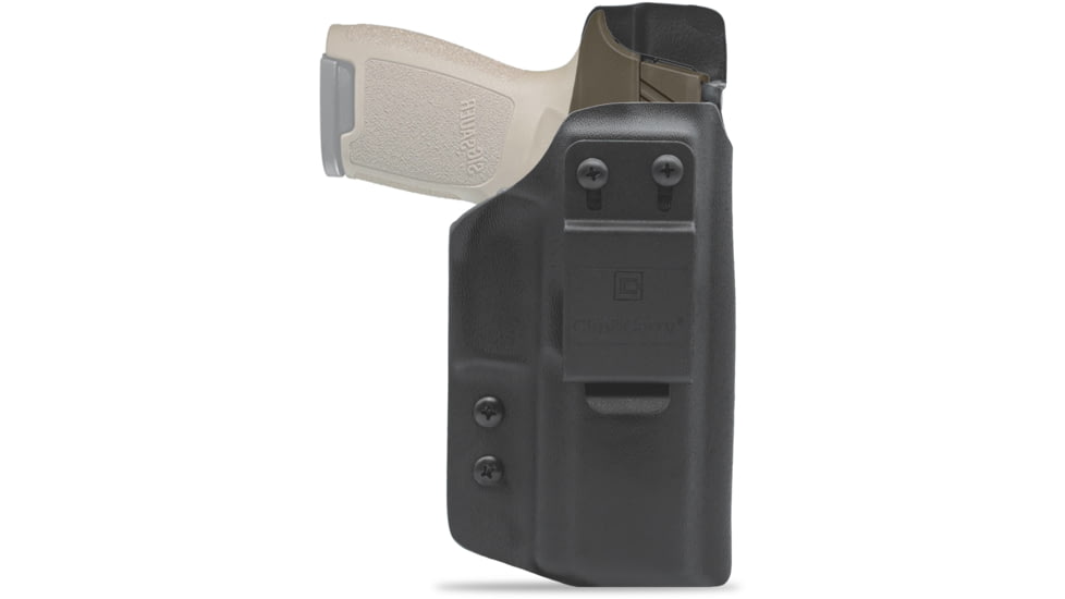 Clip &amp; Carry IWB Kydex Holster for the Sig Sauer P320 Compact, Black, Left-Handed, SSP320-C-BLK-L