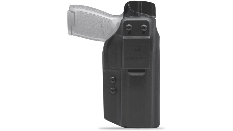 Clip &amp; Carry IWB Kydex Holster for the Sig Sauer P320 Full Size, Black, Left-Handed, SSP320-FS-BLK-L