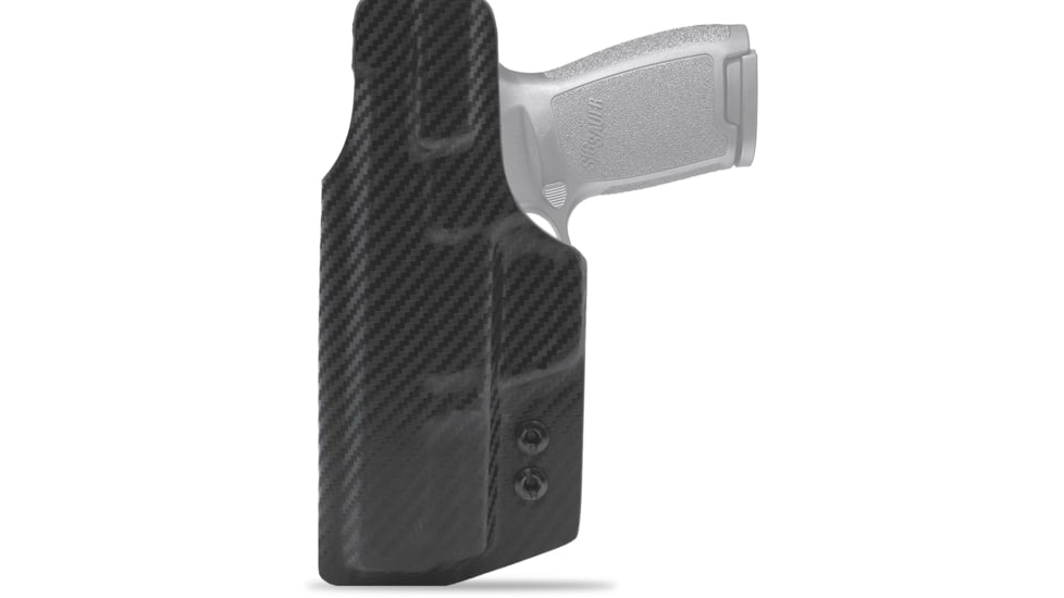 Clip &amp; Carry IWB Kydex Holster for the Sig Sauer P320 Full Size, Carbon Fiber Black, Left-Handed, SSP320-FS-CF-BLK-L