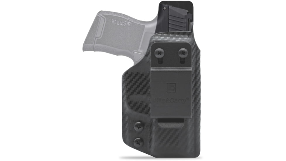 Clip &amp; Carry IWB Kydex Holster for the Sig Sauer P365, Carbon Fiber Black, Right-Handed, SSP365-CF-BLK-R