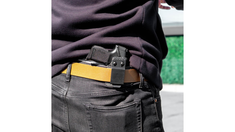 Clip &amp; Carry IWB Kydex Holster for the Sig Sauer P365, Carbon Fiber Black, Right-Handed, SSP365-CF-BLK-R