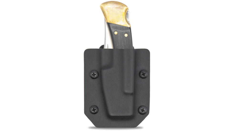 Clip &amp; Carry Kydex Sheath for the Buck 110/112 Folding Knife, Black, BUCK110-112-BLK