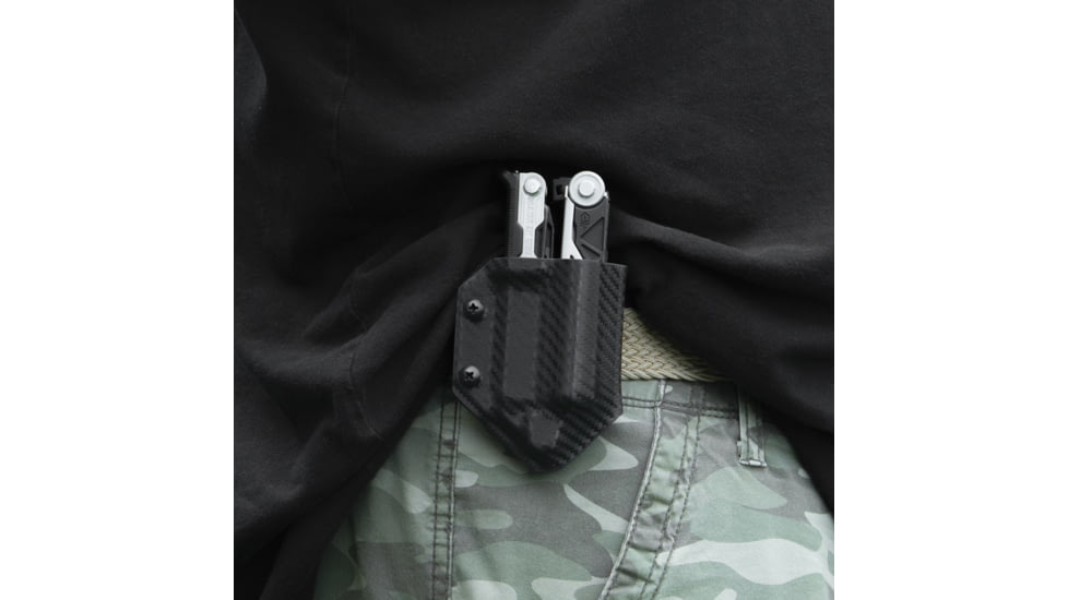 Clip &amp; Carry Kydex Sheath for the Gerber Center-Drive, Carbon Fiber Black, GCDRIVE-CF-BLK
