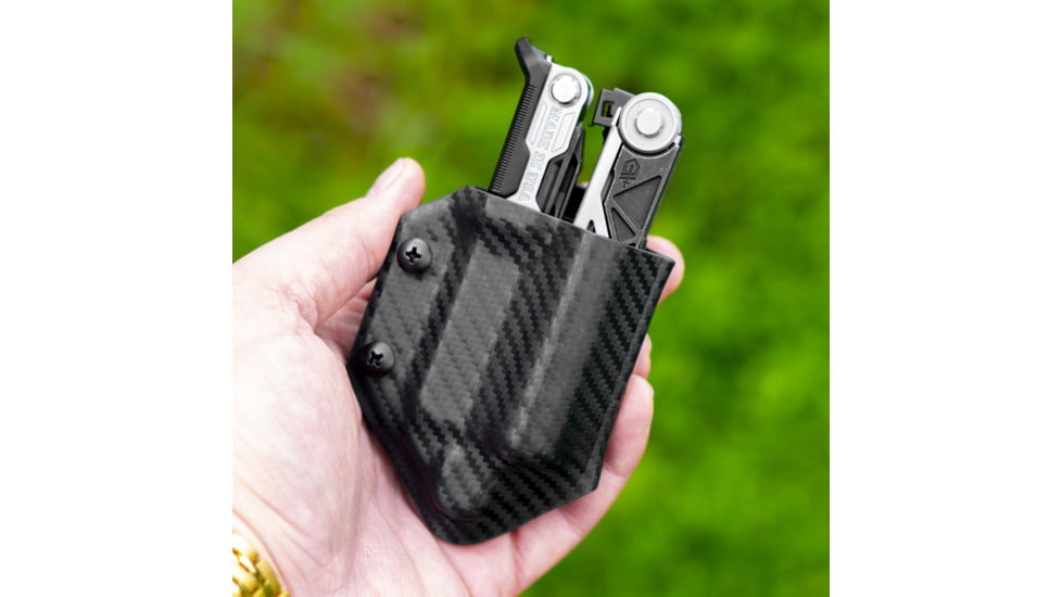 Clip &amp; Carry Kydex Sheath for the Gerber Center-Drive, Carbon Fiber Black, GCDRIVE-CF-BLK