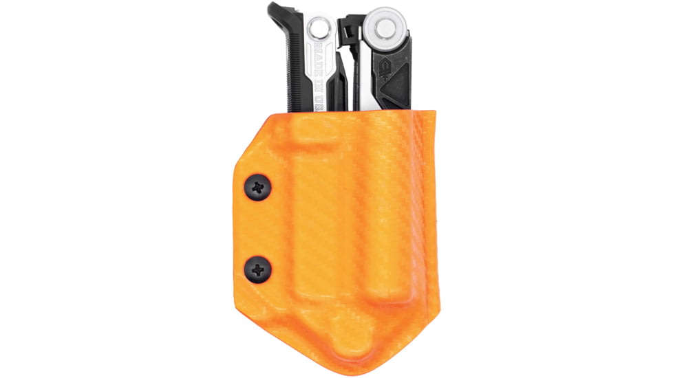 Clip &amp; Carry Kydex Sheath for the Gerber Center-Drive, Carbon Fiber Orange, GCDRIVE-CF-ORNG