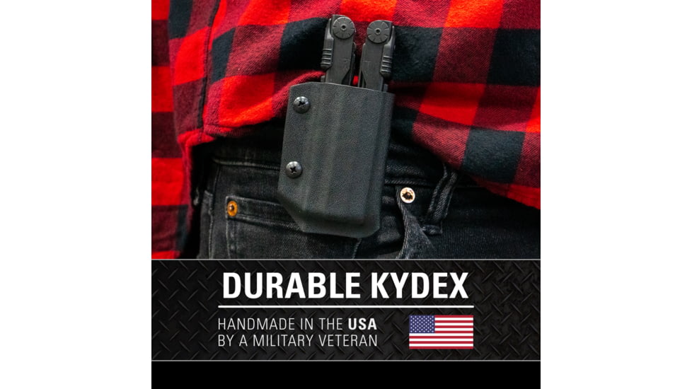 Clip &amp; Carry Kydex Sheath for the Gerber Diesel, Black, GDIESEL-BLK