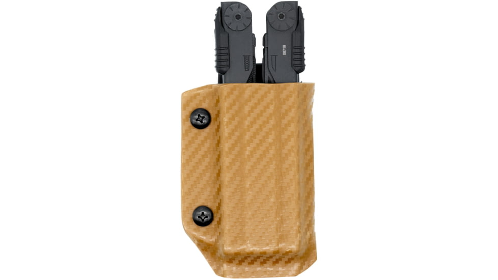 Clip &amp; Carry Kydex Sheath for the Gerber Diesel, Carbon Fiber Brown, GDIESEL-CF-BRN
