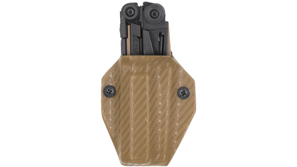Clip &amp; Carry Kydex Sheath for the Leatherman MUT, Carbon Fiber Brown, LMUT-CF-BRN