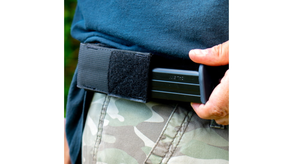 Clip &amp; Carry Universal Magazine Pouch - Belt Sheath, Black, STR-TAC-MAG