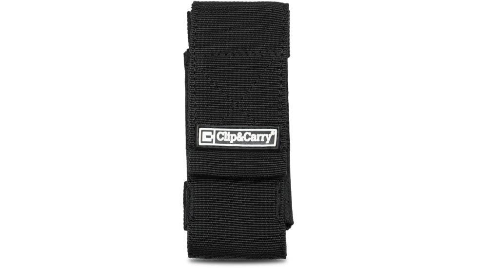 Clip &amp; Carry Universal Magazine Pouch - Belt Sheath, Black, STR-TAC-MAG