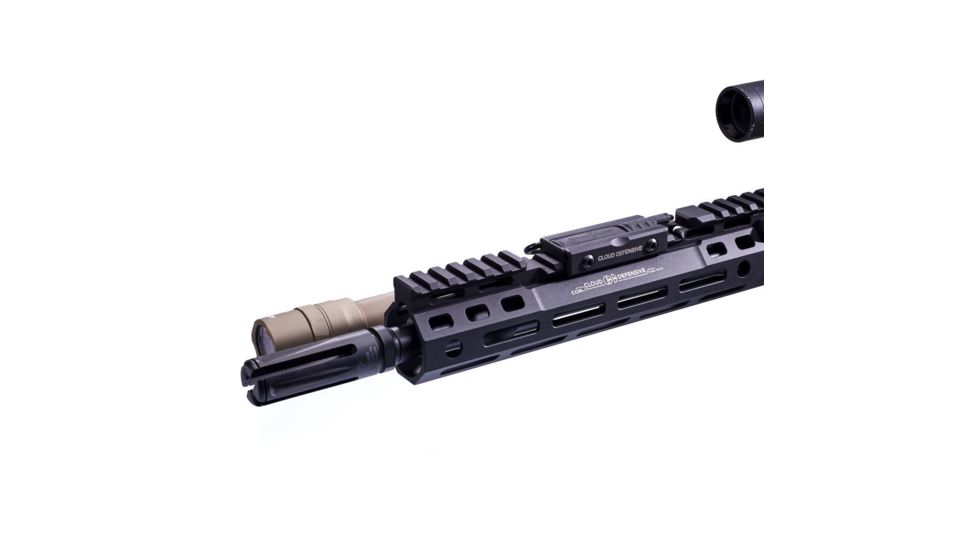 Cloud Defensive CORv2 Cloud Optimized Rail System, M-LOK, 9.55 inch, Comp w/Light Control Sys for Surefire and Streamlight, Black, CORv2-Black