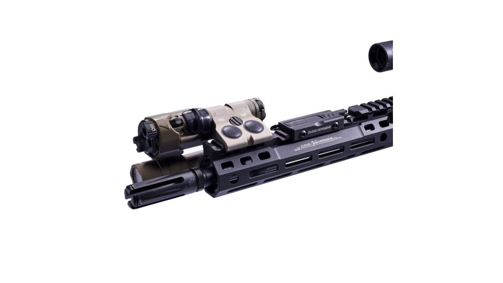 Cloud Defensive CORv2 Cloud Optimized Rail System, M-LOK, 9.55 inch, Comp w/Light Control Sys for Surefire and Streamlight, Black, CORv2-Black