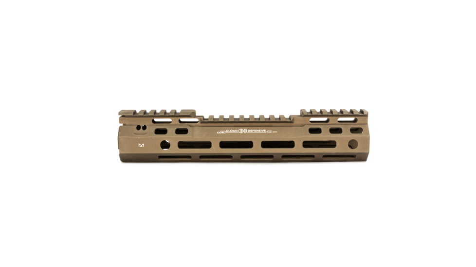 Cloud Defensive CORv2 Cloud Optimized Rail System, M-LOK, 9.55 inch, Comp w/Light Control Sys for Surefire and Streamlight, Flat Dark Earth, CORv2-FDE