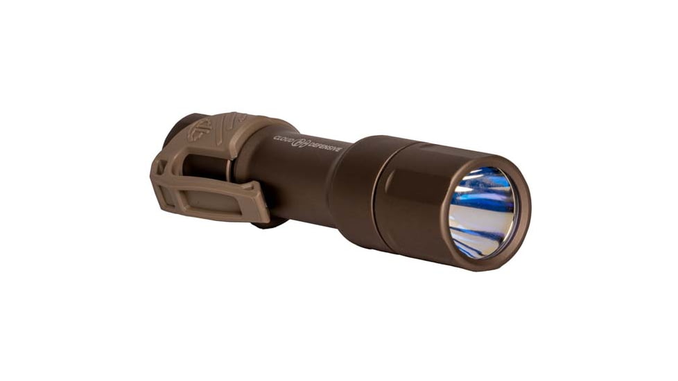 Cloud Defensive Full Size Mission Configurable Handheld Flashlight, Single Output, High Candela, Flat Dark Earth, MCH2.0-HC-S-650-FDE