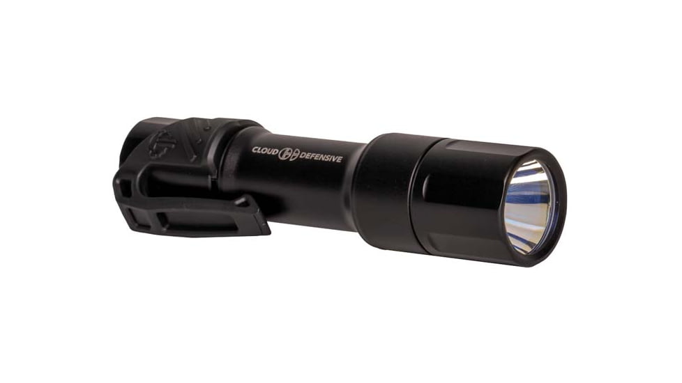 Cloud Defensive Full Size Mission Configurable Handheld Flashlight, Single Output, High Candela, Black, MCH2.0-HC-S-650-BLK