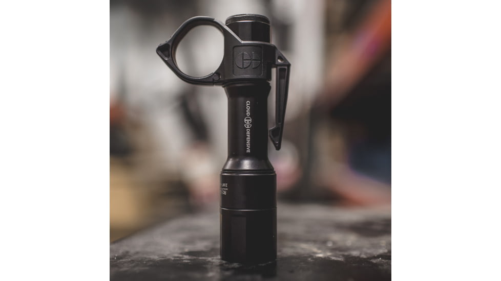 Cloud Defensive Full Size Mission Configurable Handheld Flashlight, Single Output, High Candela, Black, MCH2.0-HC-S-650-BLK