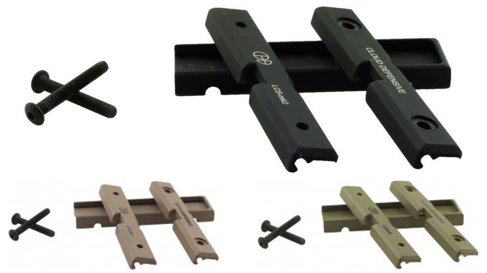 Cloud Defensive LCS Mount, Streamlight Dual Function Tape Switch, Black, Cerakote Burnt Bronze, Flat Dark Earth, OD Green