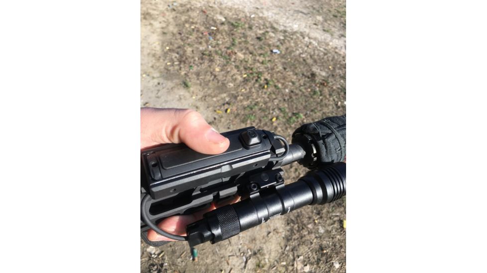 Cloud Defensive Light Control System Mount for Streamlight Dual Function Tape Switch, Black LCSmk2k-b