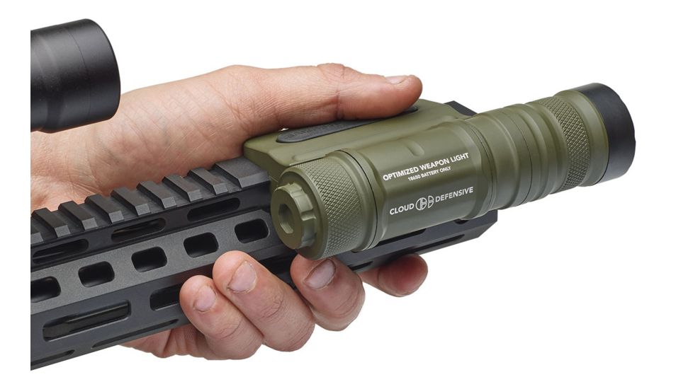 Cloud Defensive Optimized Weapon Light, Cloud Optimized Rail Combo, Cor version 1, Olive Drab Green, OWL-CORv1-ODG