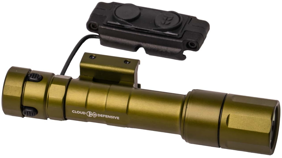 Cloud Defensive Rein 2.0 Rail-Mounted Environmental Illuminator, Full Size, OD Green, REIN 2.0-CK-ODG
