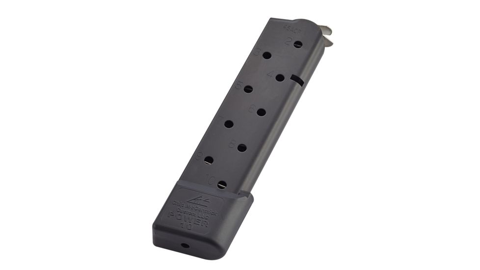CM Products Power Mag, .45 ACP, 10 Round, Black, M-PM-45FS10-B