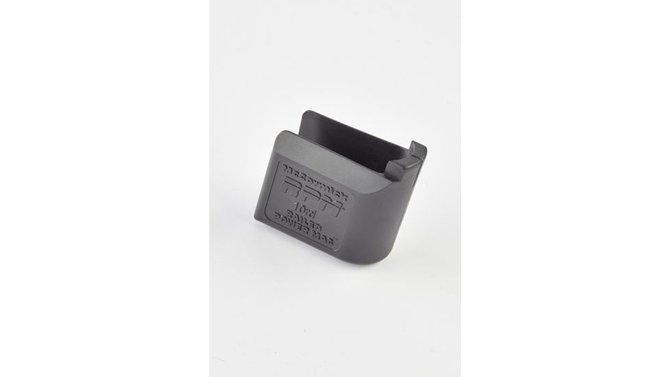 CM Products Base Pad for Railed Power Mag, 10 Round magazine, Black, M-BP-RPM10