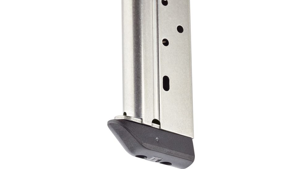 CM Products Classic Full-Size 1911 Pistol Magazine, 10mm, 9 Round, Stainless, w/ Pad, M-CL-10FS9-P