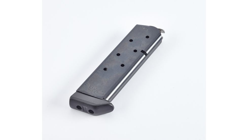 CM Products Classic Pistol Magazine, .45 ACP, 7 Round, Blue, w/ Pad, M-CL-45FS7-BL-P