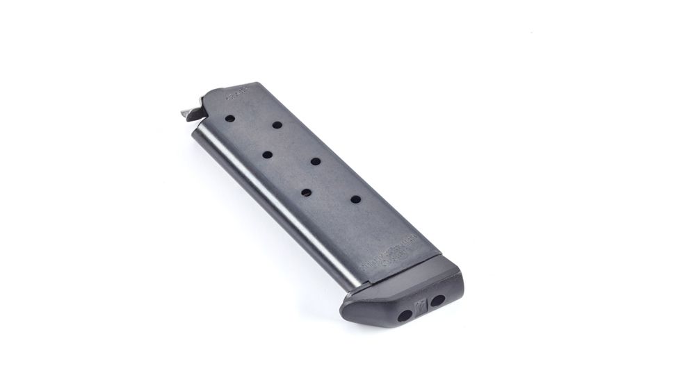 CM Products Classic Pistol Magazine, .45 ACP, 7 Round, Blue, w/ Pad, M-CL-45FS7-BL-P