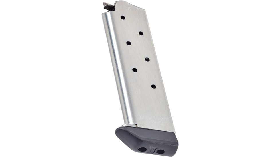CM Products Classic Pistol Magazine, .45 ACP, 7 Round, Stainless, w/ Pad, M-CL-45FS-7-P