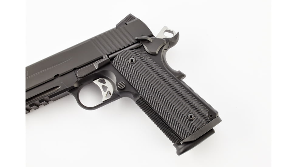 CM Products Grips, Alien, G10, Full-Size, Black, 11-GR-AL-FS-B