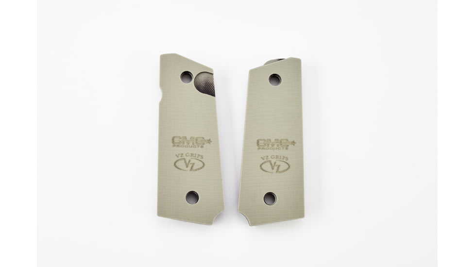 CM Products Grips, Operator II, G10, Compact, Black/Gray, 11-GR-OP2-CP-BG